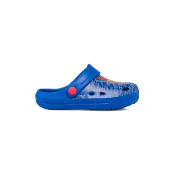 Sabot blu da bambino con logo Spiderman, Scarpe Bambini, SKU p432000212, Immagine 0